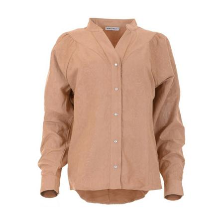 Maicazz Blouse Banesse-Gold , Oranje , Dames , Maat: XL
