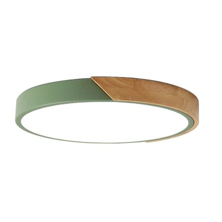 LED kreativ cirkulär Macaron taklampa ultratunt ljus