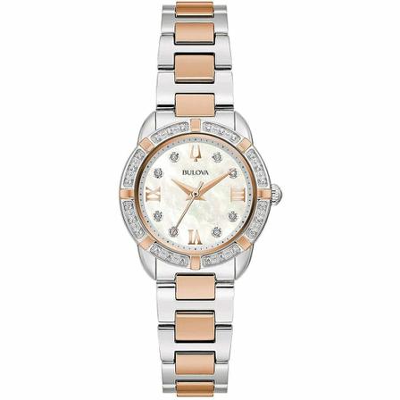 Bulova, Watch Grijs, Dames, Maat:ONE Size