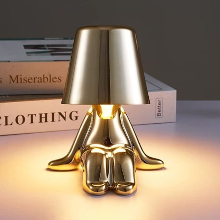 Dimbar LED-bordlampe med berøringskontroll - Trådløs oppladbar