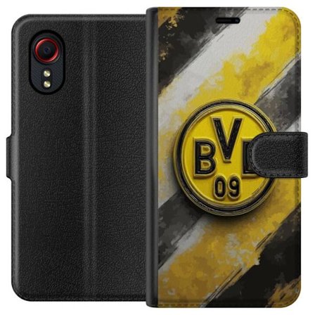 Yhteensopiva Lompakkokotelo Samsung Samsung Galaxy Xcover 5 Värikäs abstrakti palapelikuvio, joka symboloi yhteisöllisyyttä, monimuotoisuutta ja l