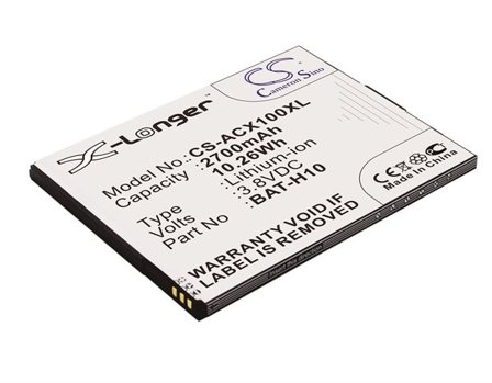 Batteri till SmartPhone, Mobil för Acer Liquid X1, S53