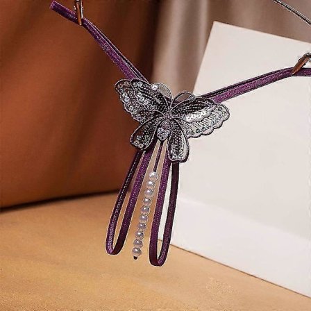 Dam Trosor Transparent G-string Bandage Trosor Pärltrosor Erotisk Underkläder Frestelse Stringtrosor New-Yvan