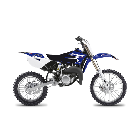 Kit Adesivi Completo Blackbird Dream 4 con Coprisella Blu-Nero-Bianco - Yamaha YZ85 17-14 2015-2021