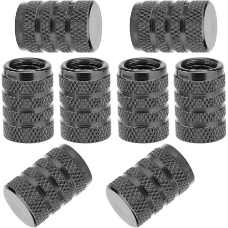 Däckventilkåpor i Aluminium, Däckventilkåpa med Gummiring