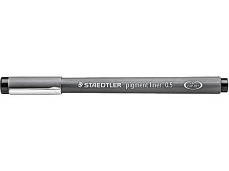 Staedtler FINELINER 0,5mm svart, st - Lyreco - Kontorsmaterial - Pennor - Finelinerpennor