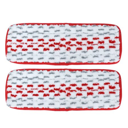 2 stk. mikrofiber moppehode erstatningsputer sterk vannabsorpsjon kompatibel med Ocedar ProMist mopp