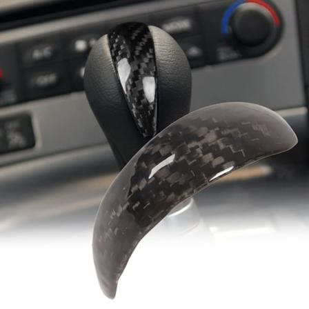 Karbonfiber Girsjifteknapp Deksel Trim Utbytting for Infiniti G35 G37 G25 FX35 FX37 FX50 QX70 QX56 QX80
