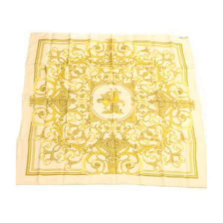 Hermès Vintage Scarves Gul, Dame Vintage Accessories, Størrelse: ONE Size