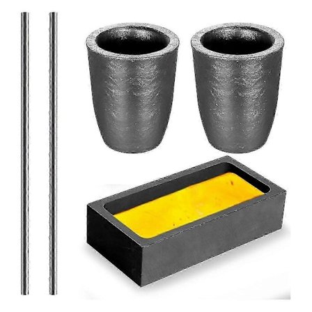 5 Delers Digel Metallsmelte Sett, For Metallurgisk Industri Smykkefremstilling Og Resirkuleringsindustri