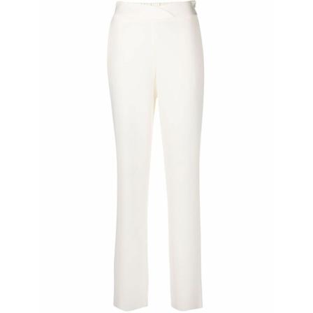 Emporio Armani, Trousers Biały, Kobieta, Rozmiar: S