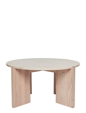 OYOY Living Design Lune Marble Coffee Table - Large - Beige - Ø84X40CM x 84