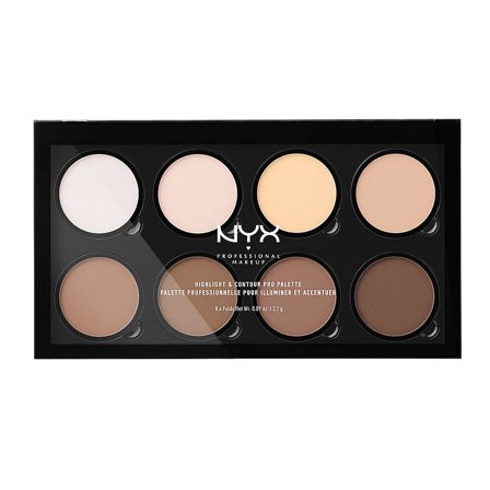 NYX PROFESSIONAL MAKEUP Highlight & Contour Pro Palette, Makeup, Ansigt, Highlighter