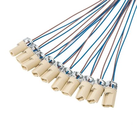 G9 Baselampe Sokkel Keramisk Lampeholder To Pins Sokkel