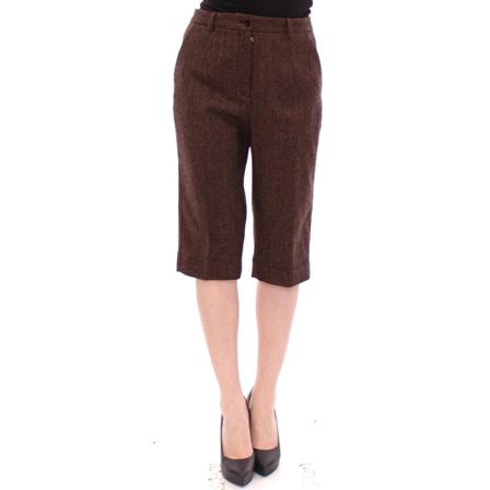 Dolce & Gabbana, Wool shorts pants Bruin, Dames, Maat:S