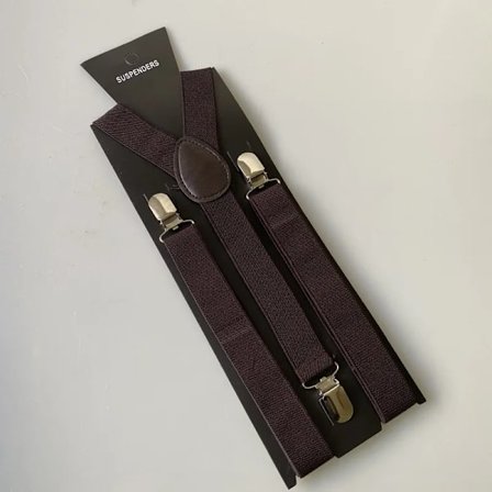 Zhejiang Grossist Anpassad Svart Gul Enkel Billig Pojke Elastiska 3 Clips Hängslen för Män