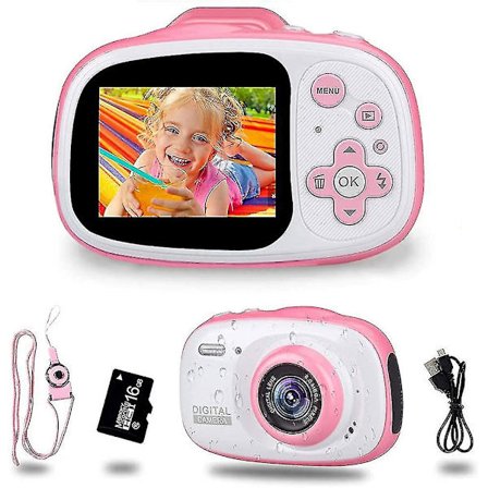 Barnkamera, digitalkamera för barn, present till pojkar och flickor 3-10 år