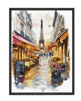 Broderipakke Bilde Paris - LetiStitch