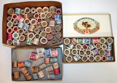 Sverige - Samling af ruller og del af ruller i 3 æsker - Postfrisk