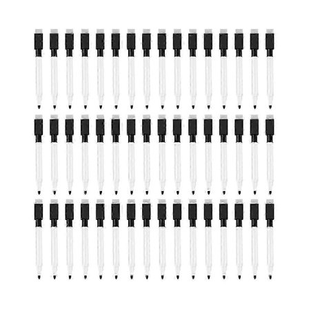 Magnetisk whiteboardpenna raderbar markör, 48-pack whiteboardmarkörer torr raderingsmarkör med suddgummi