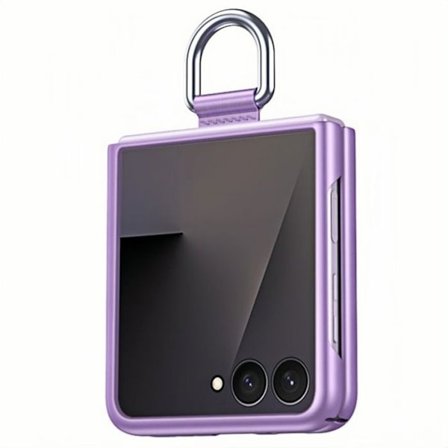 Beskyttelsesskal - BOOLING - til Samsung Galaxy Z Flip 7 - Stiv - Stødabsorberende - Ridseresistent - Lilla