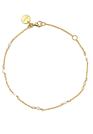 Syster P Treasure Multi Pearl Bracelet Armband Dam Guld ONESIZE