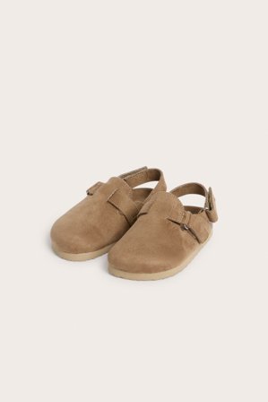 Kappahl | Tøfler i mokkaimitasjon Beige 29/30 | Beige