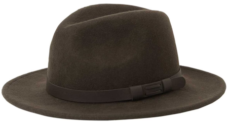Chevalier Skye Wool Hat Unisex metsästyshattu, Leather Brown