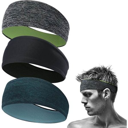 Sport Headband, Sweat-Wicking Non-Slip Headband, Moisture Wicking
