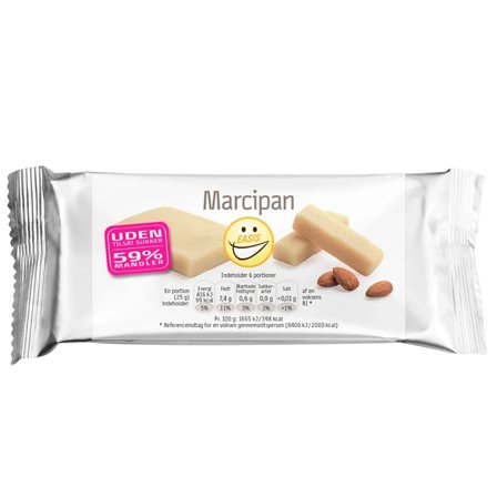EASIS Ren Rå Marcipan 150 g, Helse & Madvarer, Snacks, Lav-selv-slik