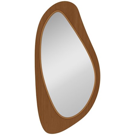 Seinäpeili mäntyviilukehyksellä, 91,5 x 45 cm