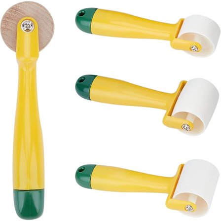 4 stk. Quiltsømsrulle Sømning Presserulle Værktøj med Håndtag