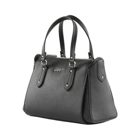 Liu Jo Bauctic Tas with scarf , Zwart , Dames , Maat: ONE Size Schoudertassen