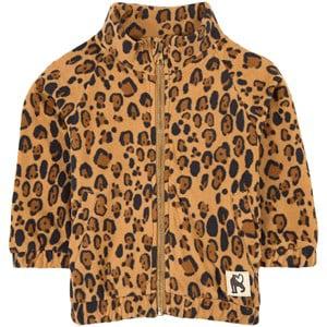 Mini Rodini Beige Leopard Fleece Jacket 128/134 cm - Fleeces and midlayers - 128/134 cm - Beige - Junge