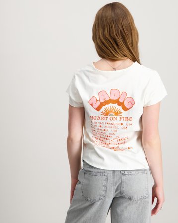 Zadig&Voltaire SHORT SLEEVES TEE-SHIRT Blanc T-shirts Fille - Kids Brand Store