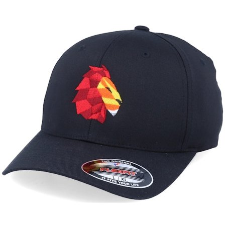 Origami - Nero flexfit Cappellino - Paper Lion Black Flexfit @ Hatstore