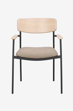 Rowico Home - Maymont stol med armlener, 2-pakning - Hvit - Armstoler - Fra Homeroom