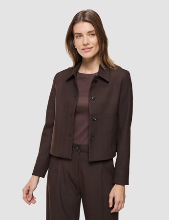Shaping New Tomorrow - Damen - Serene Jacket - Chocolate Herringbone - Größe S