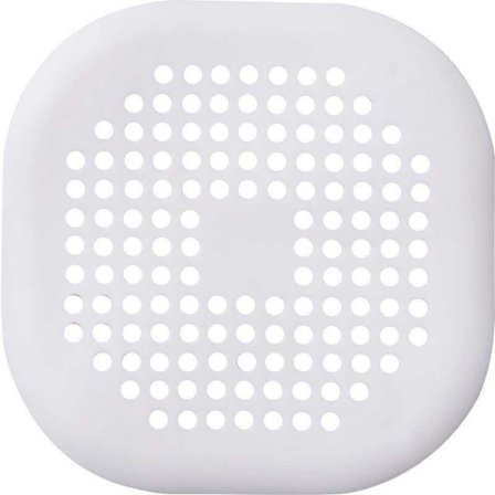 #Silikoneafløbsbeskytter 4 stykker Hvid Grå Køkkenvaskesi med Sugekop Badekarafløbsi Køkken- og Badeværelsesvaskesi#