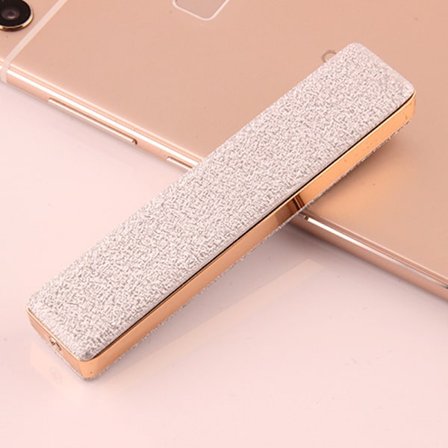Elektrisk tändare USB uppladdningsbar Flamfri vindtät tunn design med USB-kabel