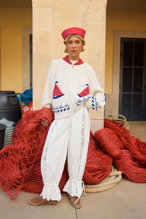 Ines Isaias x NA-KD Jacquard-Strickpullover mit Reißverschluss - Cardigans - Mehrfarbig - M