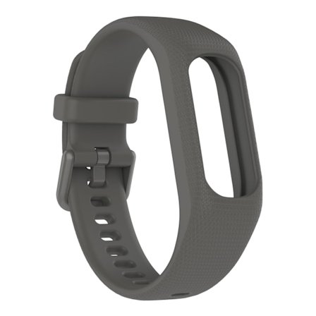 Silikoniurheilurannekkeet Garmin Vivosmart 5 -kellolle, tummanharmaa