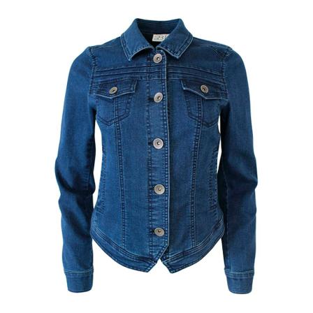2-biz - Jeansjackor - Blå - Dam - Storlek: L, Dam, Storlek: L