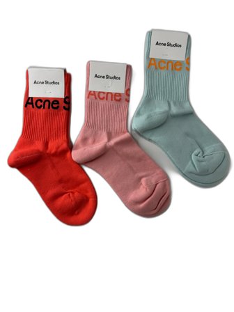 Färgglada Acne Studios strumpor