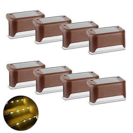 Solcellelys Trinlys Udendørs Vandafvisende Led Havelampe