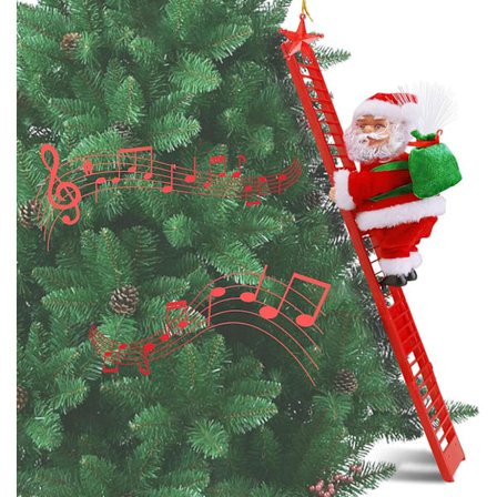 Elektrisk klatrende stige julemand, elektrisk julemandsstige