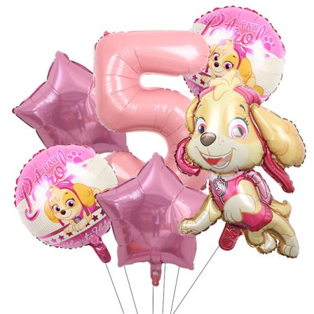 Fødselsdag Ballong Rosa Ballong Paw Patrol Ballong Jentebursdag