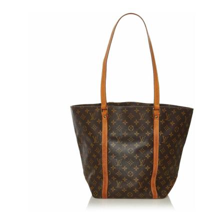 Louis Vuitton Vintage, Tote Bags Bruin, Dames, Maat:ONE Size