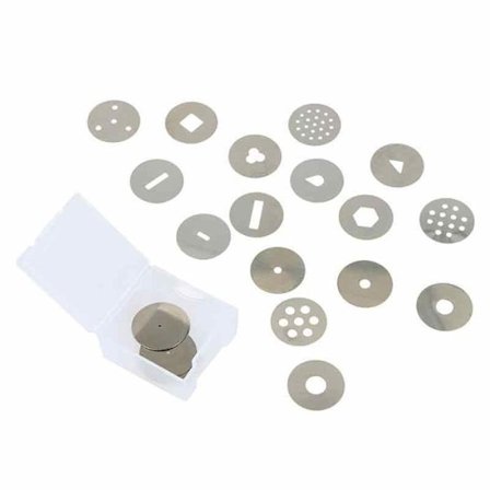 Keramikekstruder sæt - ARTEMIO - Model - 20 mønsterplader - Grøn - Avanceret