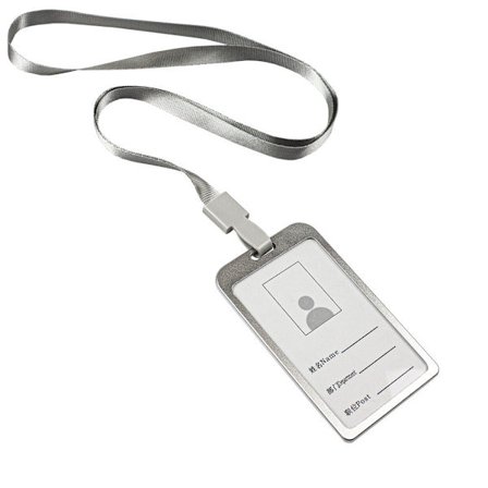 Korthållare med band, Silver